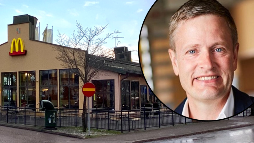 Henrik Nerell, presschef på McDonald’s, säger att de fortsatt är intresserade av att bygga en ny restaurang vid E4-infarten till Knivsta.