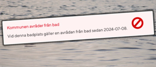 Avråder från bad vid populär badplats i Umeå