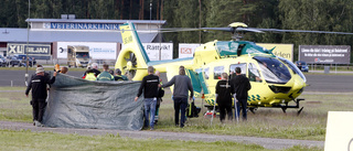 Kusk allvarligt skadad på Rättvikstravet