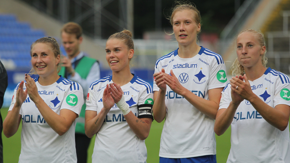 Fanny Andersson, My Cato, Ebba Handfast och Samantha Cary i IFK Norrköping.