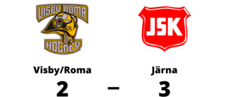 Visby/Roma föll mot Järna med 2-3