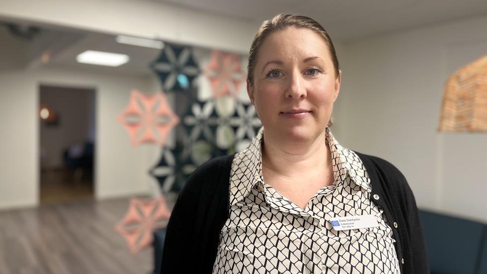 Ewa Danlycke, enhetschef på "En väg in", hoppas att kontaktcentret ska hjälpa till att minska köerna i vården när patienter hamnar på rätt vårdnivå direkt.