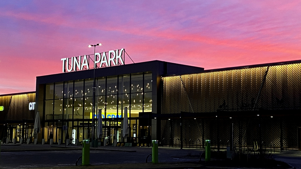 Tuna Park-butik utsatt för rånförsök.