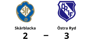 Östra Ryd tog revansch – 3-2 mot Skärblacka