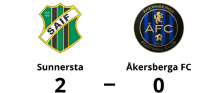 Sunnersta segrade i toppmötet – 2-0 mot Åkersberga FC