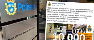 10 000 gillar polisen på Facebook