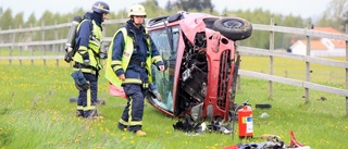 19-åring till sjukhus efter olycka