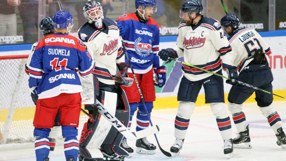 Marcus Högberg i LHC-målet.