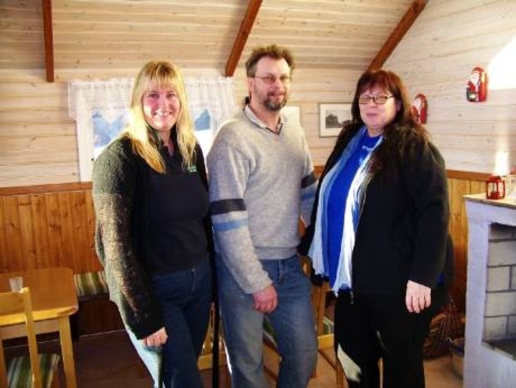 Lotta Nilsson, Torgny "Togga" Andersson  och Monica Berg jobbar för Korpen. Nu planeras 50-årsjubileum.
Foto: Anne-Marie Karlsson