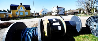 "Här gräver man tre gånger för fiber"