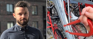 Metallbygeln gick att dra loss – Davids cykel blev stulen: "Trodde inte det var sant"