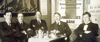 Fikastund 1914 på Järnvägscaféet