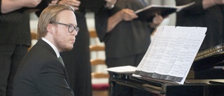 Prisade dirigenten och körledaren Joakim Andersson gav konsert på hemmaplan