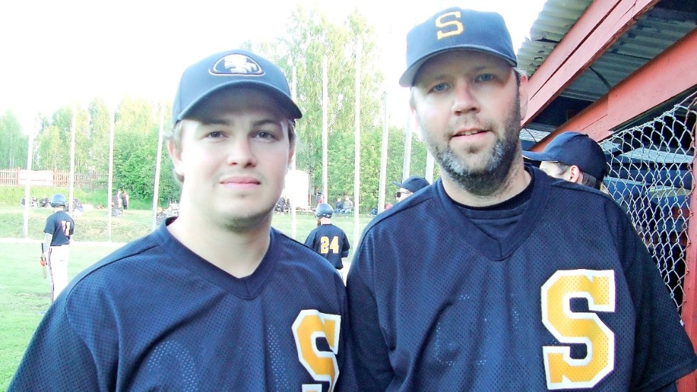 Erik Östlund och Petrus Johansson var topparna i Skellefteå Baseboll.
