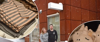 Småbarnsföräldrarna Nathalie och Jonathan testar ny bransch – öppnar butik på gågatan: ”Vi gillar att träffa folk”