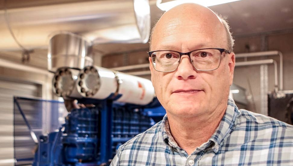 Göran Thomasson är enhetschef vid lasarettets fastighetsservice.