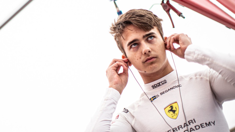 Dino Beganovic imponerade i premiärhelgen i F3.
