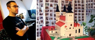 Han skapade domkyrkan i lego