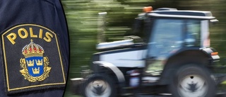 Grovt rattfylleri med traktor