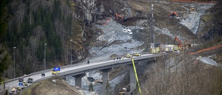 Norge: E6 invid tunnel stängs av efter skred