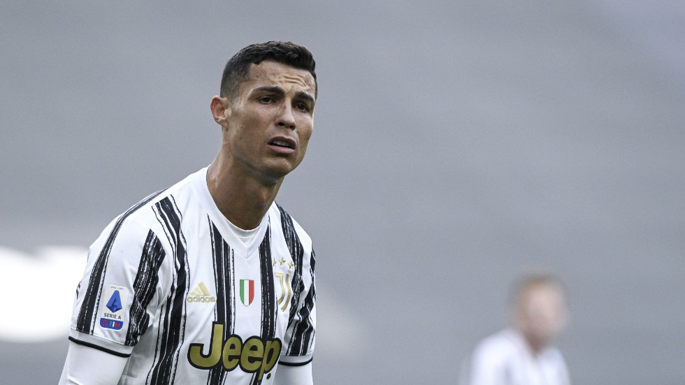 Cristiano Ronaldo när han spelade i Juventus 2021.