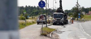 Vattenläckan på Dammvägen lagad under tisdagen 