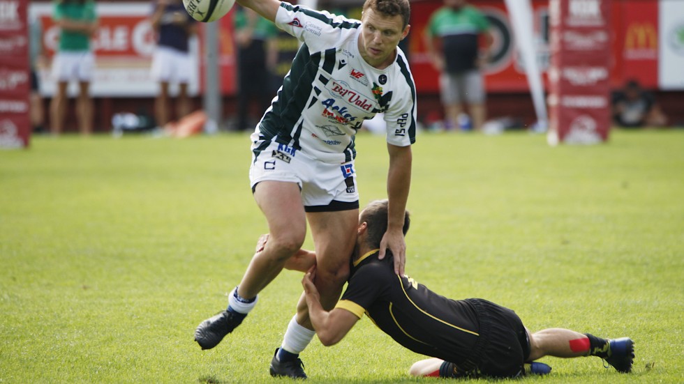 Robin Fransson gjorde fem av poängen mot Exiles. 