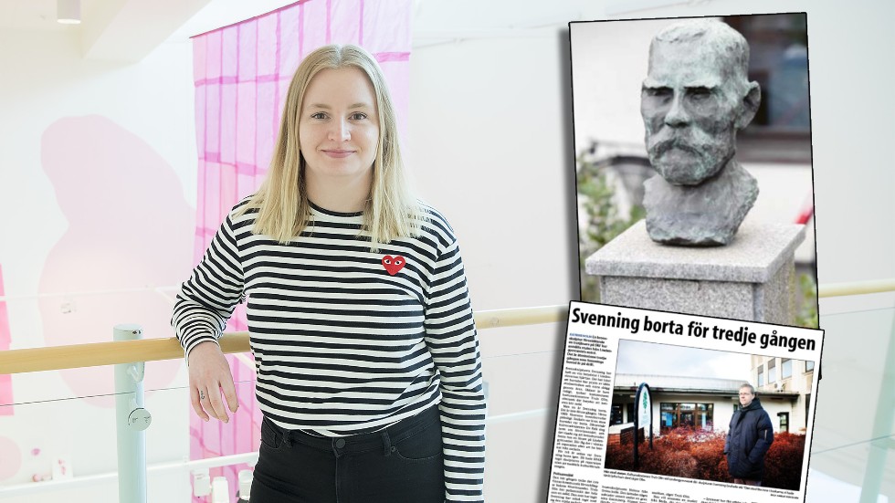 Sofia Lycke är konstsamordnare på kommunen. Hon gläds åt att det försvunna konstverket nu tycks ha återfunnits, och ser fram emot att få se det med egna ögon. I januari 2012 skrev KK om försvinnandet.
