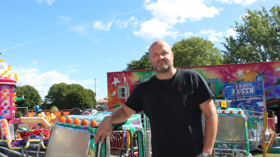 Kenny Andreasson är platschef för Axels Tivoli.