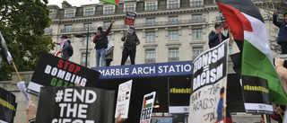 Protester mot Israel i europeiska städer