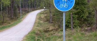 Ny cykelväg fick oväntat stöd