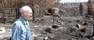 Everts skog totalförstördes i branden