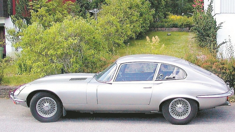 Den läckraste bilen som Solveig Nygren Dragsten ägt var en Jaguar E-type, årsmodell 1971. Foto: Bertil Ljung