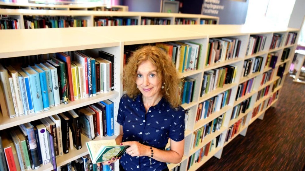 Elisabeth Cserhalmi, chef för regionbibliotek Östergötland, vill skapa digital tjänst för östgötalitteraturen. 