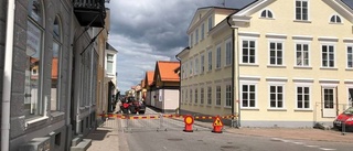 Därför är centrala gatan avstängd