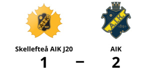 AIK vann borta mot Skellefteå AIK J20