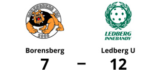 Storförlust för Borensberg – 7-12 mot Ledberg U