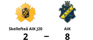 AIK utklassade Skellefteå AIK J20 – vann med 8-2