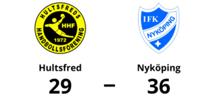 Förlust för Hultsfred mot Nyköping med 29-36