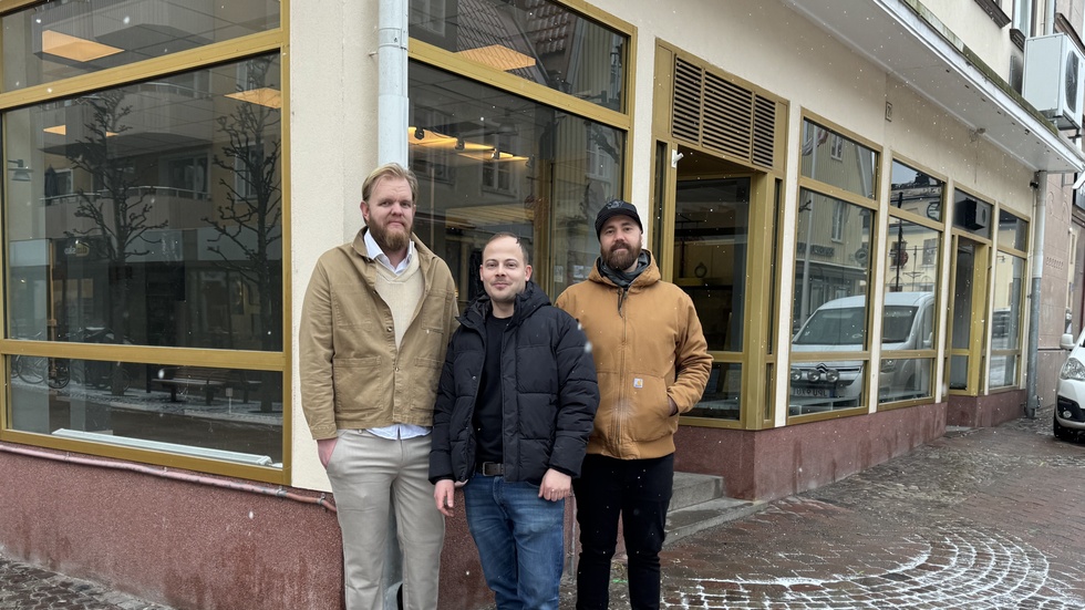 Frachisetagarna som tar över. Andreas Andersson, Tobias Fiebig och Christoffer Jönsson. 