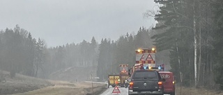 Trafikolycka utanför Nyköping: "Väjde för hare"