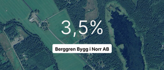 Resultatkurvan är negativ för Berggren Bygg i Norr AB