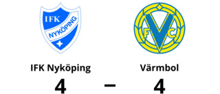 Värmbol fixade en poäng mot IFK Nyköping