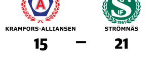 Strömnäs vann mot Kramfors-Alliansen