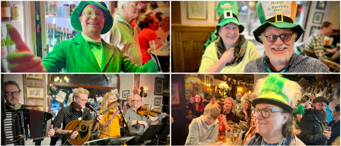 Grön fest när Bishops firade St Patrick's Day – utan irländare  