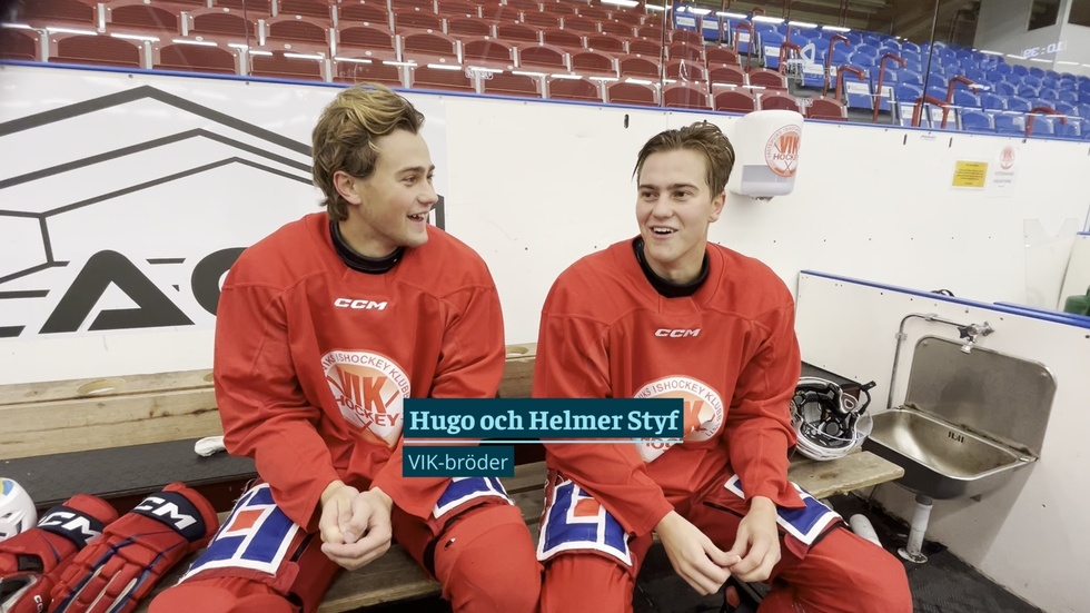 Hugo och Helmer Styf lämnar VIK för hockeyallsvenska Tingsryd.