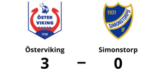 Segern mot Simonstorp gör Österviking till serieledare