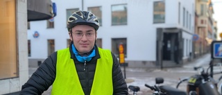 LIVE: Så är det att ta sig fram på cykel i Västervik just nu