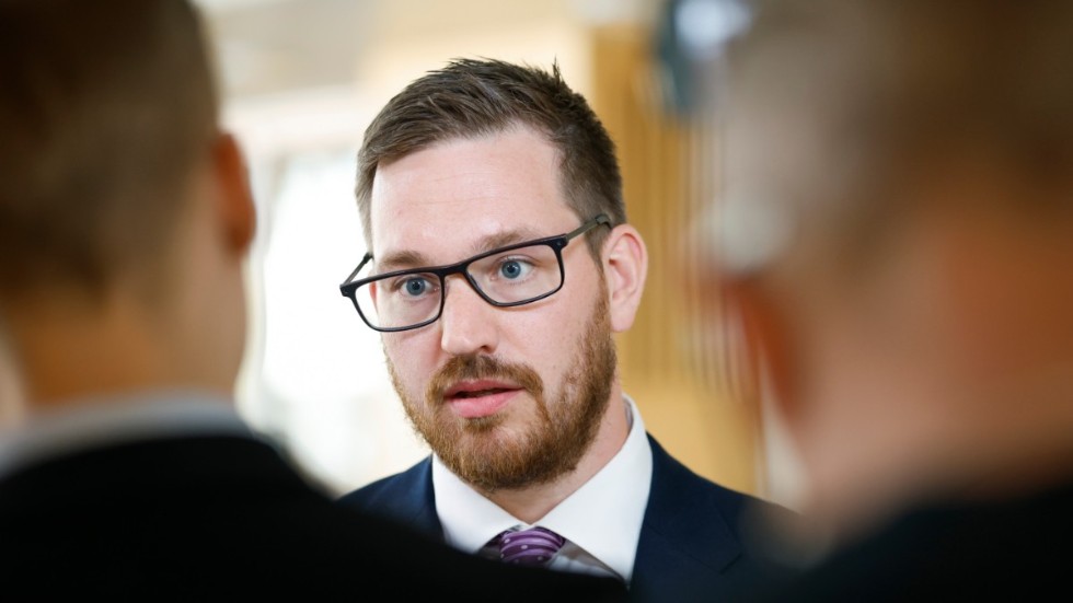 Vänsterpartiets utrikespolitiske talesperson Håkan Svenneling (V). Arkivbild.