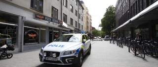 Pådrag i centrala Eskilstuna efter överfallslarm på Systembolaget